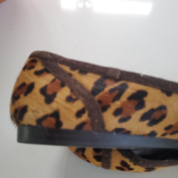 Lauren Ralph Lauren Leopard Print Calf Hide Ballet Flat in size 9.5B - Picture 10 of 11
